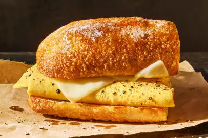 Panera Bread Breakfast Menu With Prices 2026 11 Ciabatta Egg & Cheese Sandwich