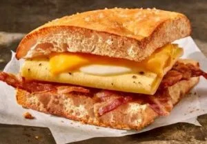Panera Bread Menu with Prices 9 Panera Bread Bacon Egg Cheese 300x209 2