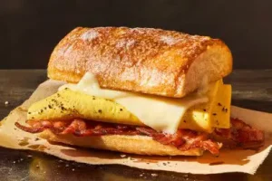 Ciabatta Bacon, Egg & Cheese Sandwich 1 Ciabatta-Bacon-Egg-Cheese-Sandwich-300x200